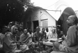 Srila Prabhupada at Radha Damodar Temple