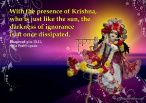 Krishna destroys all ignorance