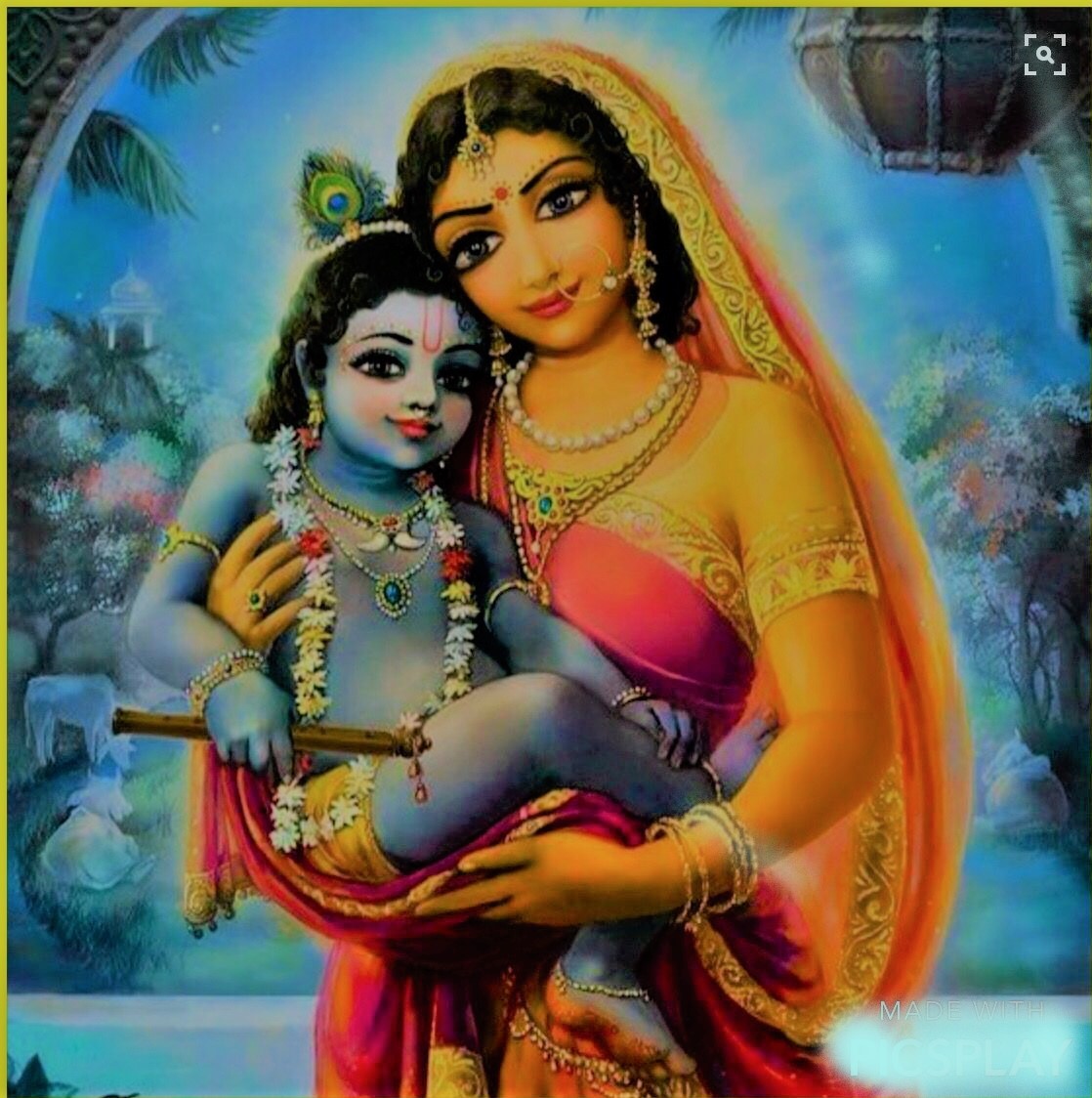 Soak in the beauty of baby Krishna - For the Pleasure of Lord Krishna
